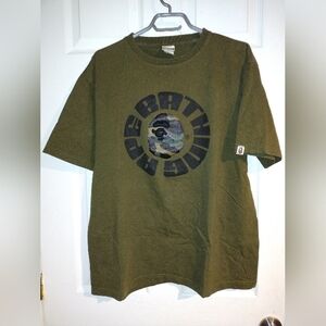 Vintage Bathing Ape Camo Logo Tee